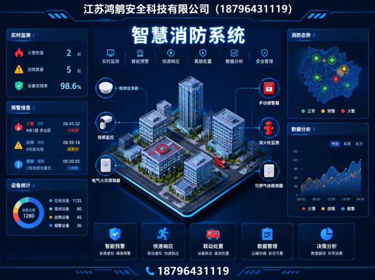 六安消防通信指挥展示图
